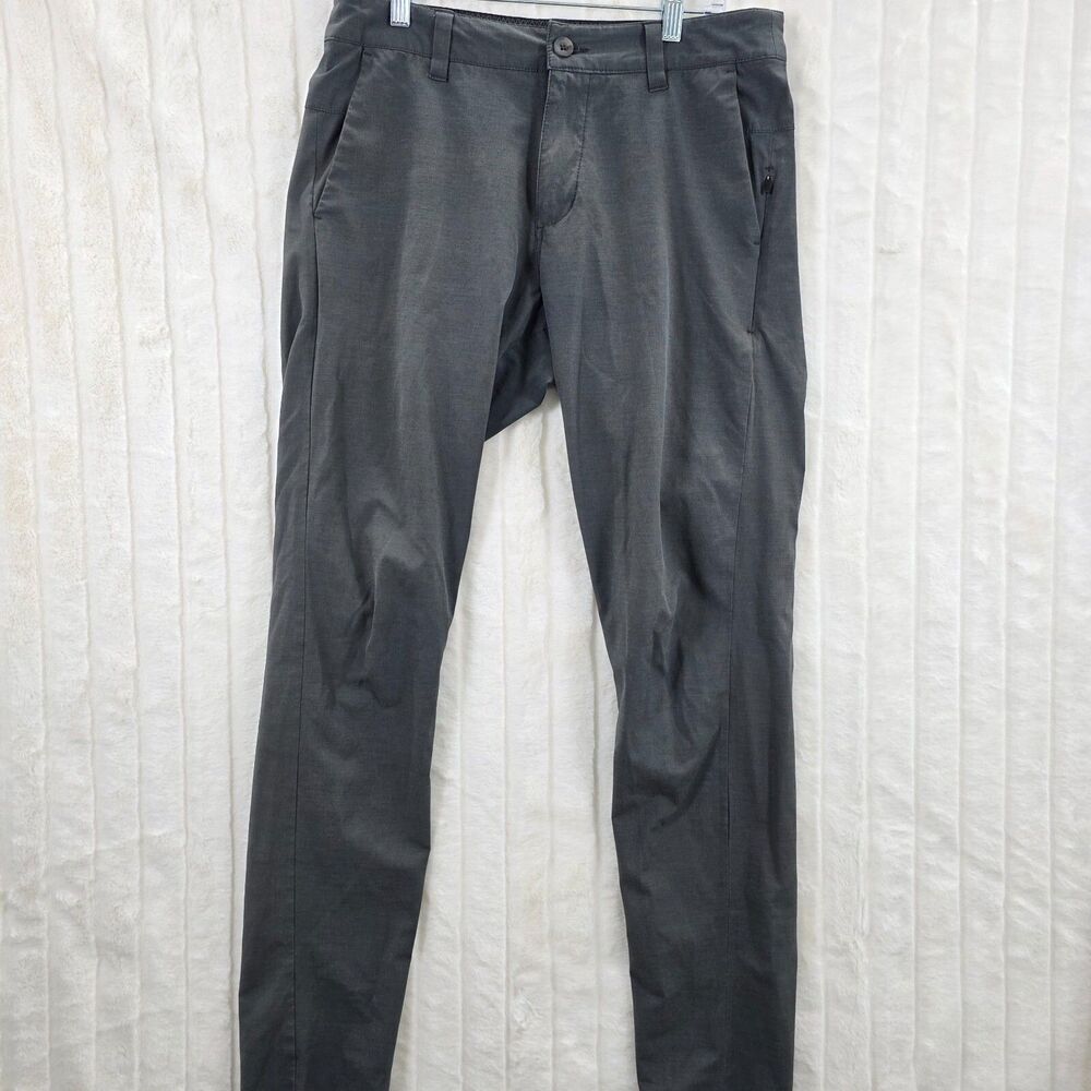 Vuori Aim Pants Men's Gray Chino Stretch Lightweight Golf V431 SIze 30x32
